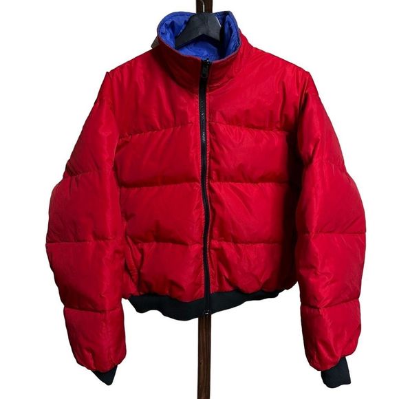 Vintage Columbia Down Reversible Jacket Mens Large - Picture 1 of 5
